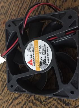 原装元山 Y.S.TECH FD126015LL 6015 6CM 12V  0.12A静音散热风扇