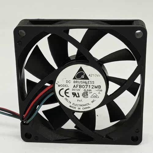 AFB0712MB 7015 12V 0.24A 7cm CPU机箱电脑静音滚珠散热风扇