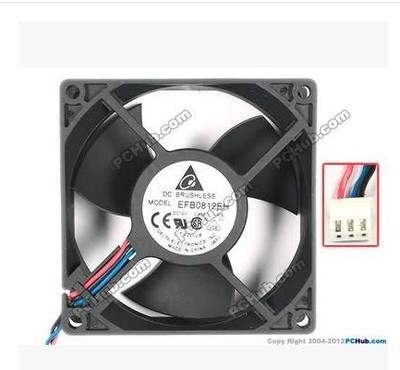 原装台达EFB0812EH-BROO 8025 12V 0.42A 8CM停转报警 散热风扇