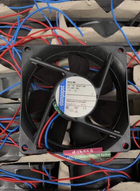 8414NH 原装德国ebmpapst 24V 100MA 2.4W 80*80*25 高端设备风扇