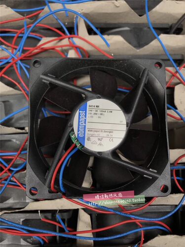 8414NH 原装德国ebmpapst 24V 100MA 2.4W 80*80*25 高端设备风扇