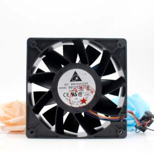 原装台达PFC1212DE 12038 12CM 12V 4.8A 散热风扇