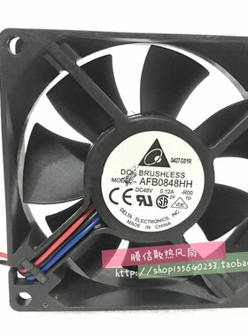 原装正品台达 8025 8CM工业风扇 48V 0.12A AFB0848HH-R00 双滚珠