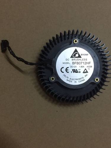 台达 BFB0712HF EVGAGTX650Ti/GTX660/GTX670/GTX680涡轮显卡风扇