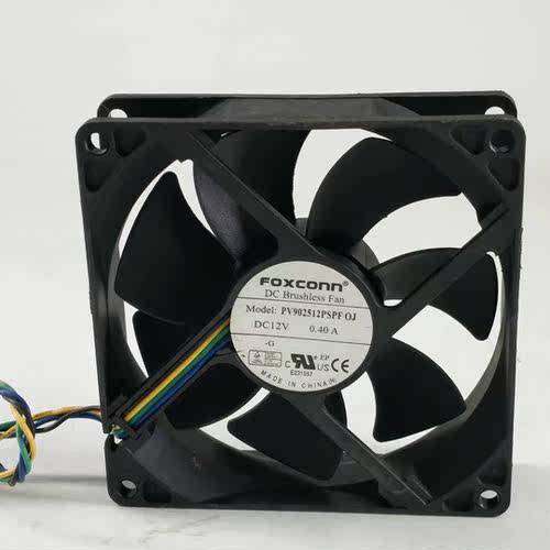 FOXCONNPV902512PSPF OJ DC12V 0.40A 9CMPWM温控机箱风扇