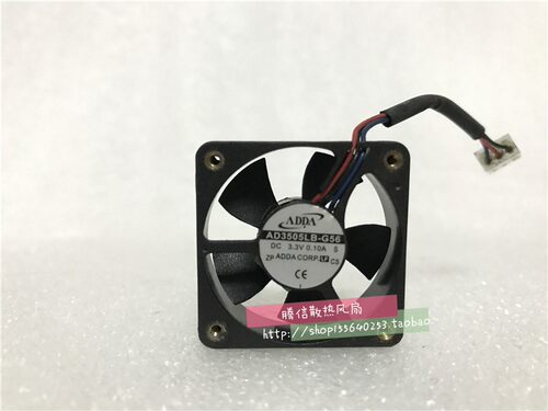ADDA协禧 AD3505LB-G56 3.3V 0.10A 直流小风机 滚珠轴承散热风扇
