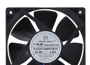 正品 12025 派尔可P1225Y48BPCB7H 0.28A 12CM变频器风扇 48V 原装
