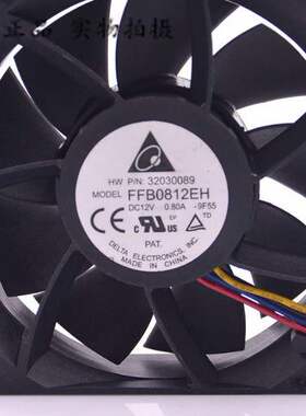 原装台达 8025 FFB0812EH 12V 0.8A 8CM PWM 温控 大风量散热风扇