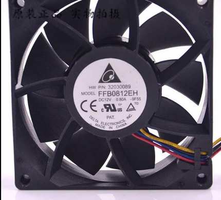 原装台达 8025 FFB0812EH 12V 0.8A 8CM PWM 温控 大风量散热风扇