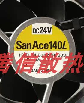 三洋SanAce 140L 9LB1424H5H03 24V 0.63A 14厘米 金属耐高温风扇