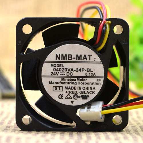 原装NMB 4CM 04020VA-24P-BL 24V 0.13A 三线 安川驱动器专用风扇