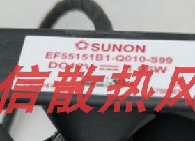 Sunon建准5515 12V 1.66W EF55151B1-Q010-S99散热风扇5CM 4线