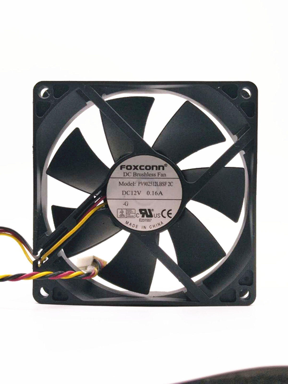 原装富士康 PV902512LBSF 2C 12V 0.16A 9CM 9025 3线 风扇