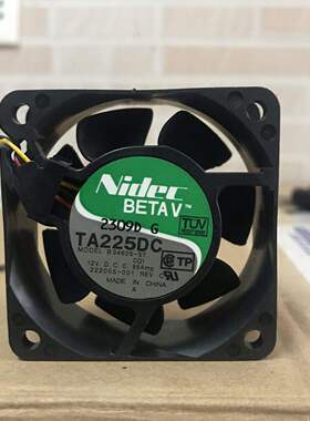 原装Nidec B34605-57 6025 12V 0.58A 6CM 双滚珠大风量机箱风扇