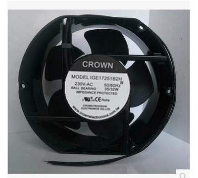 IGE17251B2H 台湾CROWN 220V17251.滚珠机柜散热风扇高品质风机