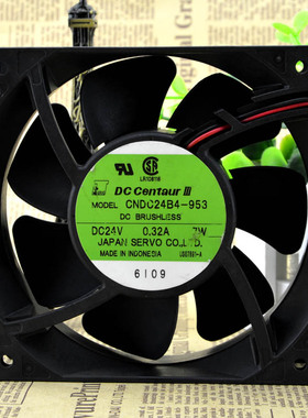 原装伺服SERVO CNDC24B4-953 0.32A 12038 24V 12CM 变频器风扇