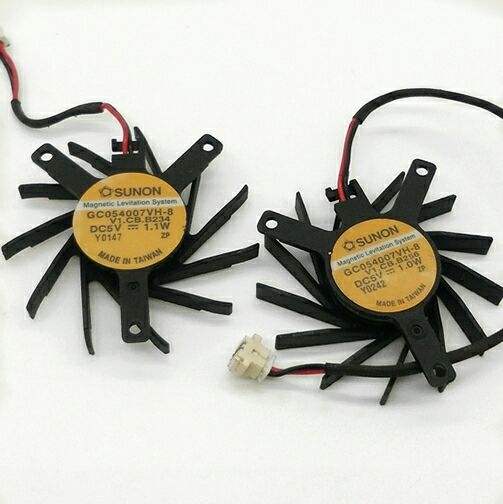 建准SUNON GC054007VH－8 5V  1.1W/1.0W笔记本内置显卡风扇