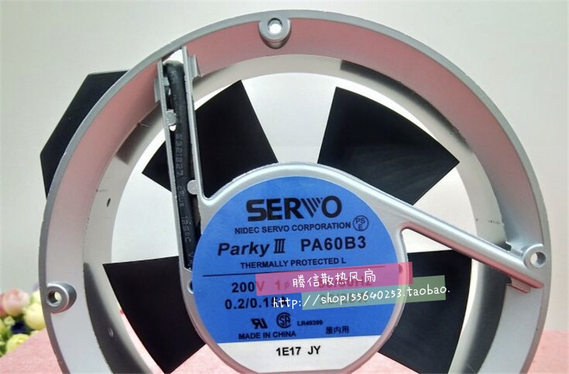 PA60B3 PA77B3 PA48B3S PA74B5 17CM17250 200V 32/28W风扇Parky