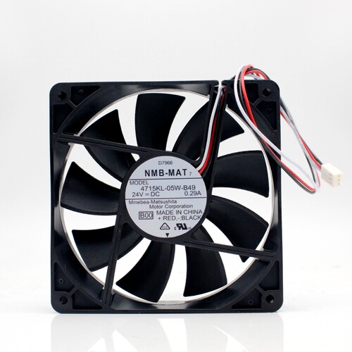 全新正品NMB-MAT7 4710KL-05W-B49 12025 12CM 24V 0.29A设备风扇