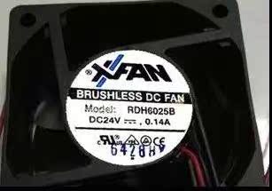 欣瑞联XINRUILIAN RDH6025B 24V 0.14A 6025 6CM/厘米2线散热风扇