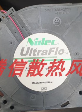 Nidec G12C24BGAZ-51 24V 2.0A 12032 增压 大风量 涡轮鼓风机
