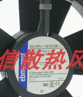 ebmpapst VarioPro4318/19H 48V 13W 270mA 12CM12032变频器风扇