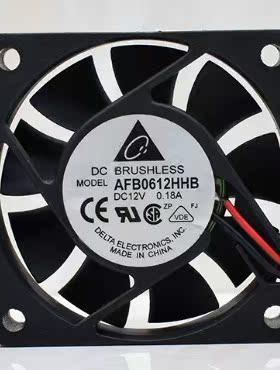 台达 6cm 6厘米 CPU 机箱 散热风扇 AFB0612HHB6015 12V 0.18A