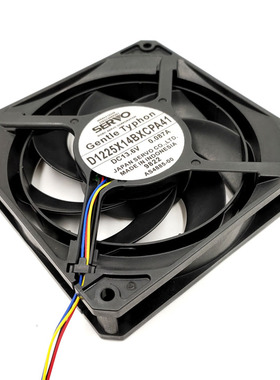 SERVO 12025 13.6V 0.087A D1225X14BXCPA41 静音 散热 镰刀风扇
