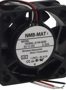 NMB 1606KL-01W-B59-L00 5V 0.32A 4015 4CM/厘米 3线 双滚珠风扇