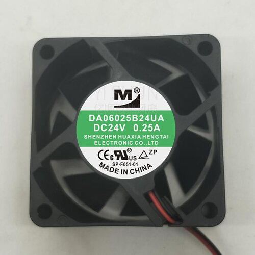 一盟 DA06025B24UA 6025 24v 0.25a 6CM 2线 变频器散热风扇