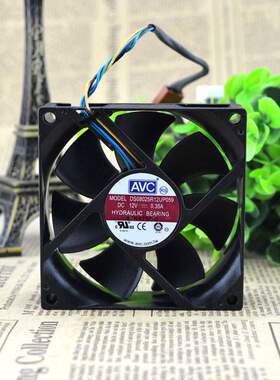 原装 奇宏/AVC 8025 12V 0.35A DS08025R12UP059 4针PWM调速风扇