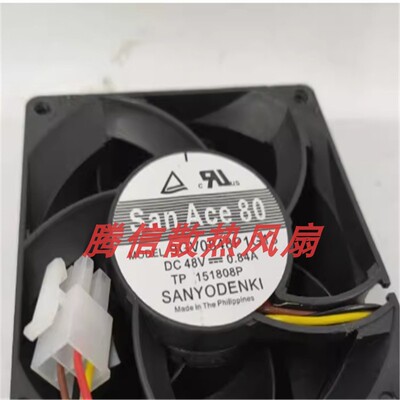 原装三洋9GV0848P1G13/4K041 8038 48V 0.84A 4线pwm高端散热风扇