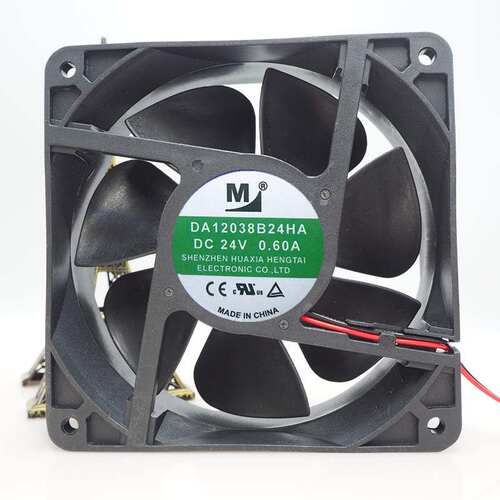 全新一盟 DA12038B24HA 24V 0.60A 12038 12CM电磁炉机箱散热风扇
