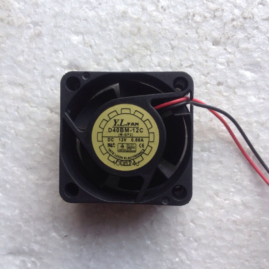 悦轮 Y.L.FAN D40BM-12C 12V 0.08A 4CM 4020超静音滚珠散热风扇