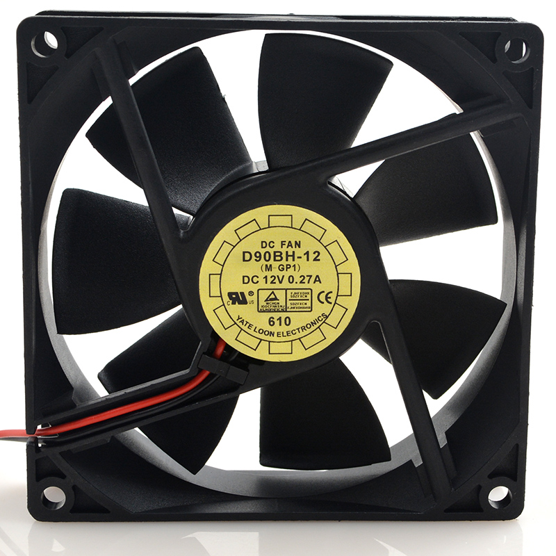 YATE LOON 9025 9cm UPS D90BH-12 12V 0.27A工作站散热风扇