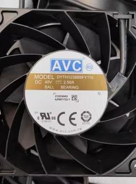 AVC DYTH1238B8FY110 48V 2.5A 12038 交换机通讯机柜散热风扇