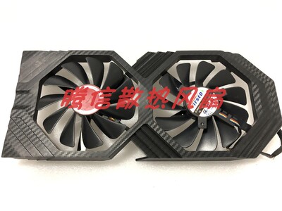 XFX RX580 RX584 RX588 RX590 CF1010U12S FDC10U12S9-C显卡风扇