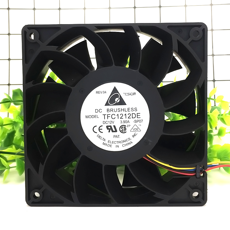 台达 TFC1212DE 12V 3.9A 12038 12CM/厘米大风量超暴力散热风扇