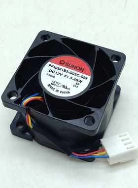 建准4cm4028 12V大风量PF40281B2-Q02C-S99电脑电源PWM服务器风扇