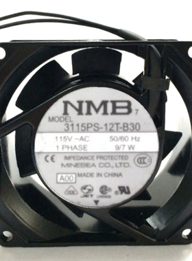 原装NMB 3115PS-22W-B30 8038 AC220V 8cm交流风扇 质保2年