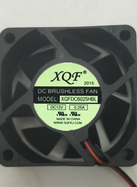 原装 XQF 6厘米散热风扇 XQFDC6025HBL DC24V 0.15A 机柜散热风机