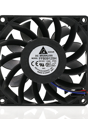 台达DELTA FFB0912SH  9225 12V 1.04A 9CM 暴力大风量散热风扇