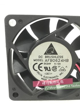 原装 台达 6cm AFB0624HB 6015 24V 0.12A 工控变频器 散热风扇