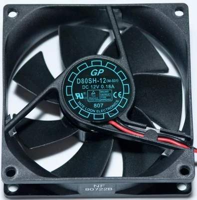 悦伦YALN D80SH-12 8025 12V 0.18A 8CM 静音机箱电源散热风扇