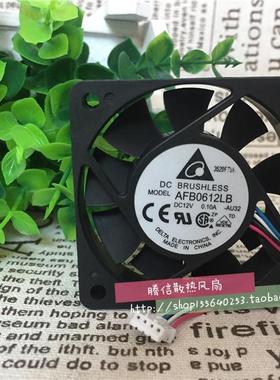 原装台达 6015 6CM/ AFB0612LB 12V 0.10A PWM温控CPU超静音风扇