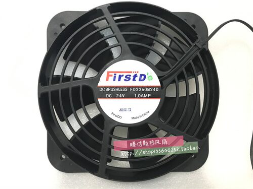 原装Firstd  DCBRUSHLESS FD2260M24D  24V1.0AMP  散热风扇