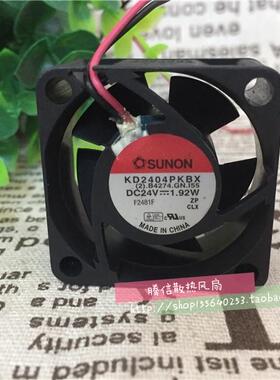 原装建准SUNON KD2404PKBX 4020 24V 1.92W4厘米 双滚珠散热风扇