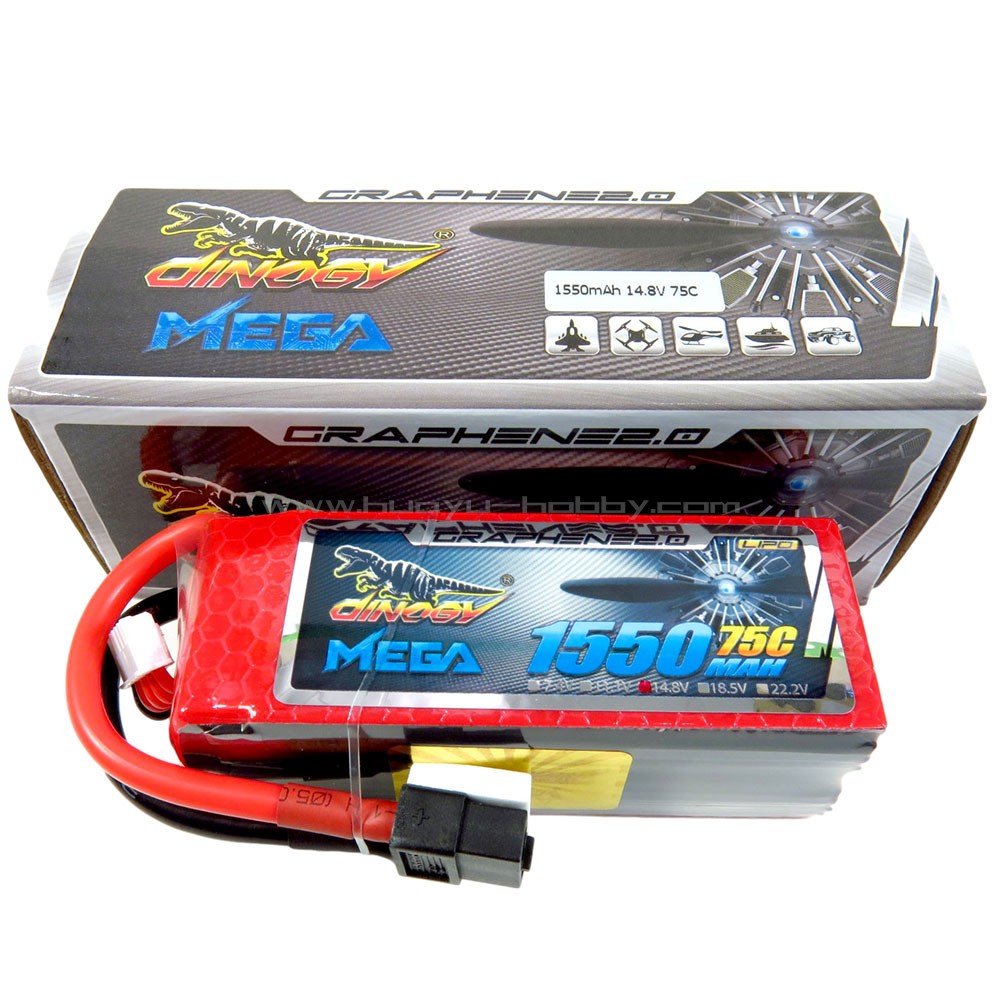 14.8V 4S 1550mAh 75C高倍率锂电池 TX60插头遥控模型飞机直升机