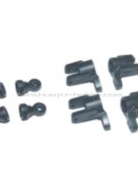 HBX海博星配件24704R 前轮C座+避震器上套1/24遥控攀爬2098B 原厂