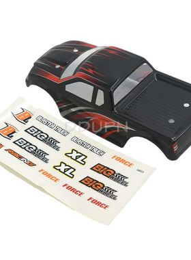 海博星 配件85980 大脚车壳红色+车身贴 hbx 1/18遥控大脚车18859